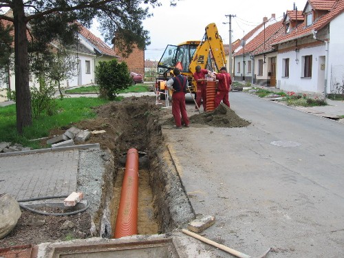 rekonstrukce ulice Kopeček