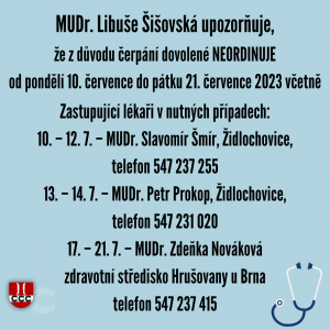 MUDr. Libuše Šišovská - Dovolená 1