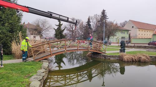 Revitalizace okrasného jezírka